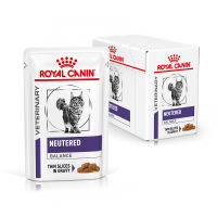 Royal canin neutered balance pouch 85 g 12 ซอง อาหารแมวทำหมัน ชนิดเปียก