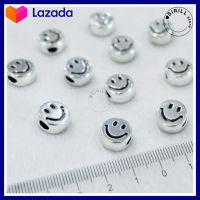 ลูกปัดยิ้ม Smiley Alloy Beads ลูกปัดยิ้มเหล็ก ลูกปัดหน้ายิ้ม ลูกปัดอัลลอยด์