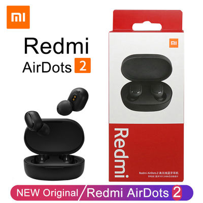 Original Xiaomi Redmi Airdots 2 TWS Fone Bluetooth Earphones Wireless Headphones with Mic Handsfree Earbuds Redmi Airdots 2 Fone
