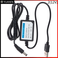 【Flash Sale】USB Charge Power Boost Cable DC 2.1x5.5mm 5V to DC 9V/12V 1A Step UP Cable