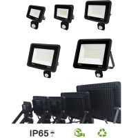 LED FloodLight สะท้อนแสงสปอตไลท์ภายนอกแสงตัวเลือก Pir Motion Sensor โคมไฟติดผนังอินฟราเรดและไฟไร้สาย IP6