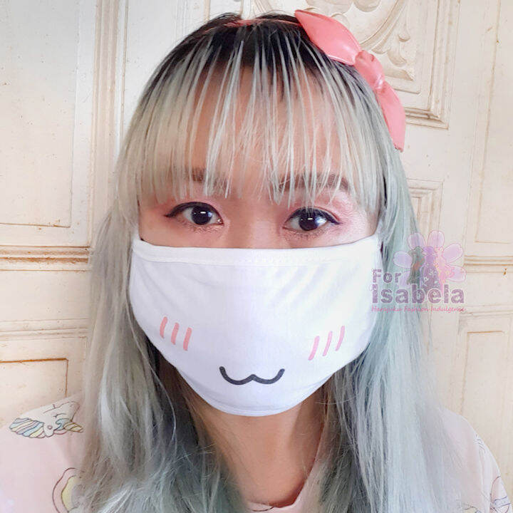 White Emoji Face Mask | Lazada PH