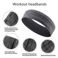 【cw】 Elastic Sweatband BasketballHeadbandMen GymSweat Hair Band Volleyball TennisSafety Hair Band ！