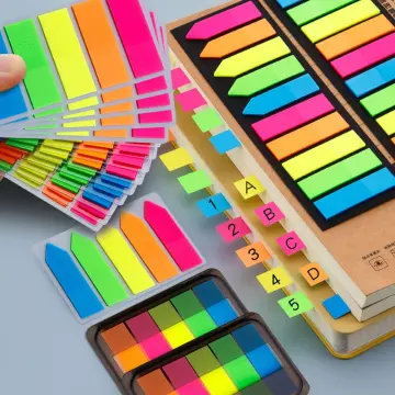 125 sheets Transparent Sticky Notes, Page Markers, Book Tabs