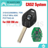 【♘COD Free Cas♘】 xian9 ชุด X5 3ปุ่มรีโมทกุญแจสำหรับ Bmw 1 3 5 6พร้อมชิป Pcf7942-44 Cas2 315lp Mhz 433Mhz 868Mhz