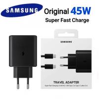 ชุดชาร์จ Samsung 45W Fast Charge ชุดชาร์จซัมซุง รองรับการชาร์จด่วนพิเศษ รองรับรุ่น s23Ultra/ S22/21/20 Ultra / S21+/ Note 20/10 /Note20 Ultra รับประกัน1ปี