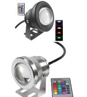 ℡﹉ NEW Product 10W DC12V RGB LED Underwater Fountain Light Swimming Pool Pond Fish Tank Aquarium LED Light Lamp IP67 Waterproof