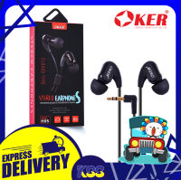 หูฟัง หูฟังมือถือ หูฟังคอมพิวเตอร์ OKER H05 STEREO EARPHONES Jack 3.5mm คุยโทรศัพท์ไม่ได้ รับประกัน 3 เดือน