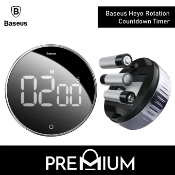Baseus Round Countdown Timer  Magnetic Digital Timers Countdown