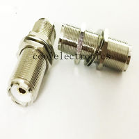 1pc UHF SO239 Female to UHF female Jack Nut Bulkhead Panel Mount RF Coax Cable Adapter Connector