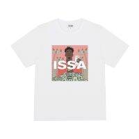 ผ้าฝ้ายแท้‘’ISSA” เสื้อยืด สตรีทโอเวอร์ไซส์ ISSA Oversized T-ShirtS-4XL  2225