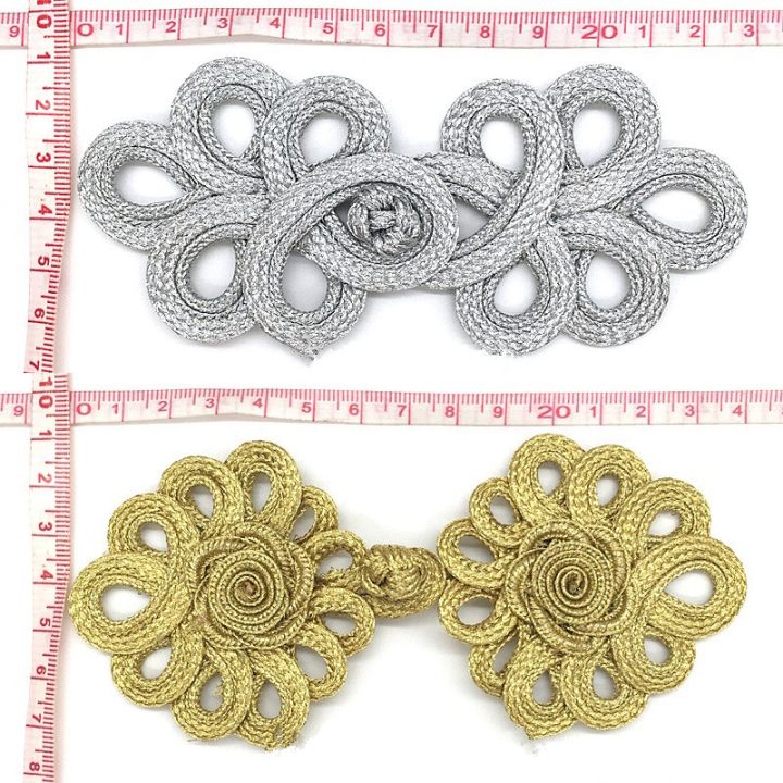 doreenbeads-gold-and-silver-silk-handmade-chinese-knot-buttons-frog-closure-fastener-christmas-trees-leaves-cheongsam-button