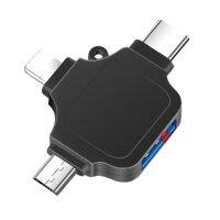 UTHAI เครื่องอ่านการ์ดเหมาะสำหรับ OTG แบบสามอินวันใหม่ Apple โทรศัพท์มือถือ Type-C USB3.0เครื่องอ่านการ์ด DKQ3825หลายอะแดปเตอร์การใช้งานความเร็วสูง