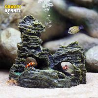 【LZ】✈☇  1 PC Estilo Aleatório Criativo Fish Tank Decoração Paisagismo Resina Rockery Aquário Resina Rockery Casa Artesanato Ornamentos D9156