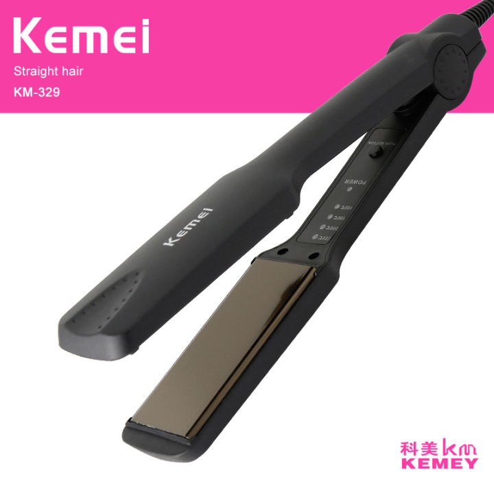 kemei-professional-hair-straightener-straightening-iron-hair-planks-เตารีดดัดผมเครื่องมือจัดแต่งทรงผม-ionic-flat-iron