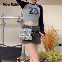 Movi Katie เทรนด์กระเป๋าหนังเกาหลีกระเป๋าสะพายข้างน่ารักใหม่