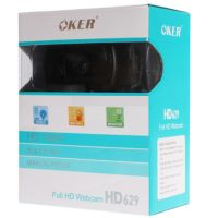 WEBCAM OKER HD629 กล้องเว็บแคม Image Sensor: CMOS Lens: Five-layer Glass Lens High Definition: 2.0 Megapixe