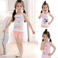 Lifetime New Fashion Summer Baby Girls Casual Sleeveless Vest Cotton Cartoon Tops