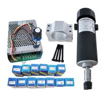 【hot】✢ Air cooled 0.5kw spindleMotor ER11 chuck 500W Spindle Motor Supply speed governor Engraving