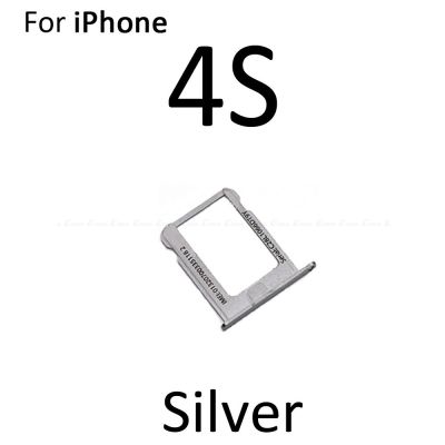ถาดใส่ซิมสำหรับ iPhone 4 4S 5 5S SE ที่ใส่ซิมช่องเสียบบัตรใน5C ชิ้นส่วนอะไหล่ LKT37121อะไหล่อะแดปเตอร์
