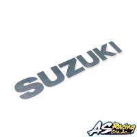 สติ้กเกอร์ SUZUKI ฝาครอบท้ายเบาะ ขาว เทา ดำ แท้ศูนย์ SUZUKI ซูซูกิ ท้ายเบาะ สติ๊กเกอร์