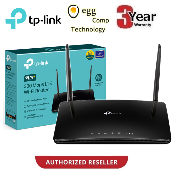 TP-Link Archer MR500 4G+ Cat6 AC1200 Dual Band 5GHz + 2.4GHz Gigabit ...