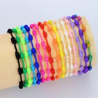 2pcs/set 10 Knots Red String Bracelet for Lucky Amulet Women Colorful Friendship Couple Braid Rope Wristband Jewelry Wholesale Charms and Charm Bracel
