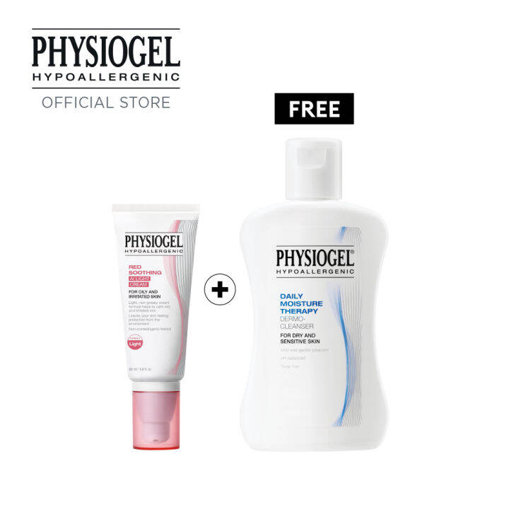Physiogel Ai Light Cream 50ml Free Physiogel Cleanser 150ml Lazada