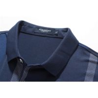 Men Polo Shirt Cotton Short Sleeve Polo Shirt 3-color Plaid Shirt Casual Shirt Business Wear
