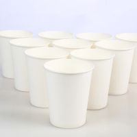 กาแฟชานมถ้วยถ้วยกระดาษสีขาวหนา250มล. แบบใช้แล้วทิ้งแก้วน้ำขนาดมล. ผลิตภัณฑ์สั่งทำที่ดีเชื่อถือได้