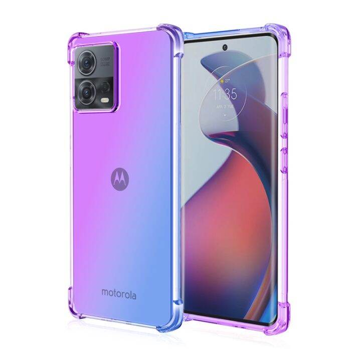 motorola-g72-g32-g22-g52-anti-drop-rainbow-2สี-tpu-เคสใสปลอกอ่อน-gradient-air-กันกระแทก-cover