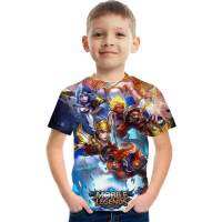 [Tsdopn34gpt]   Dropshipping summer new hot games printing tshirt short sleeve Crewneck T-shirts time pattern Sweatshirt childs clothing