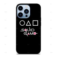 Squid Game Logo Phone Cases For iPhone 13 Pro Max 11Promax 12Pro 11 8Plus Xsmax X 11Pro 12 Xs 8 Xr Samsung S21 S21 Ultra Note20 S20 S10 Note8 Note9 Note10 Huawei Mate40 P40 P30