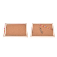 Cork Board 20*30cm Bulletin Board Message Boards Wooden Frame Pin Memo For Notes Factory Supplies Home Office Decorative