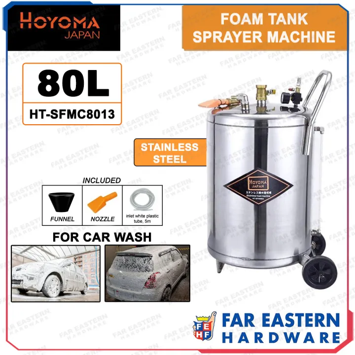 HOYOMA FOAM WASH MACHINE WITH STAINLESS TANK 21GAL