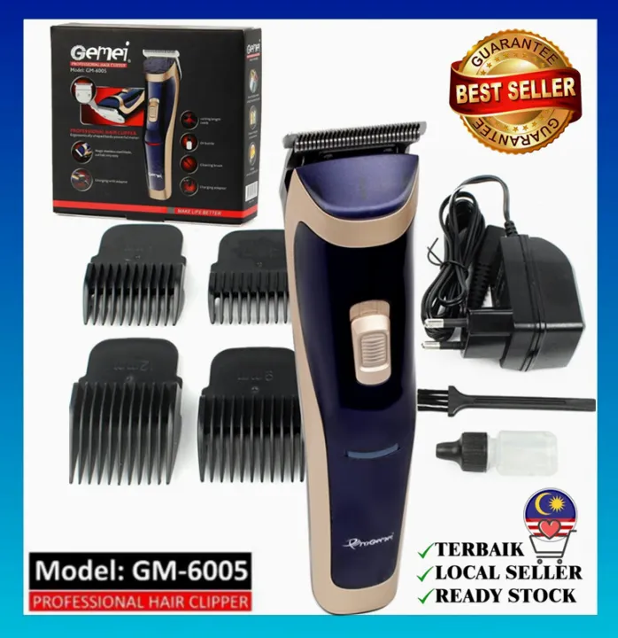 Geemy GM 6005 Professional Hair Cut Clipper Rechargeable Hair Trimmer