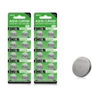 AG10 LR54 Cell Coin 1.55V SR54 389 189 LR1130 SR1130 Alkaline Button Batteries for Watch Toys Remote Batteries