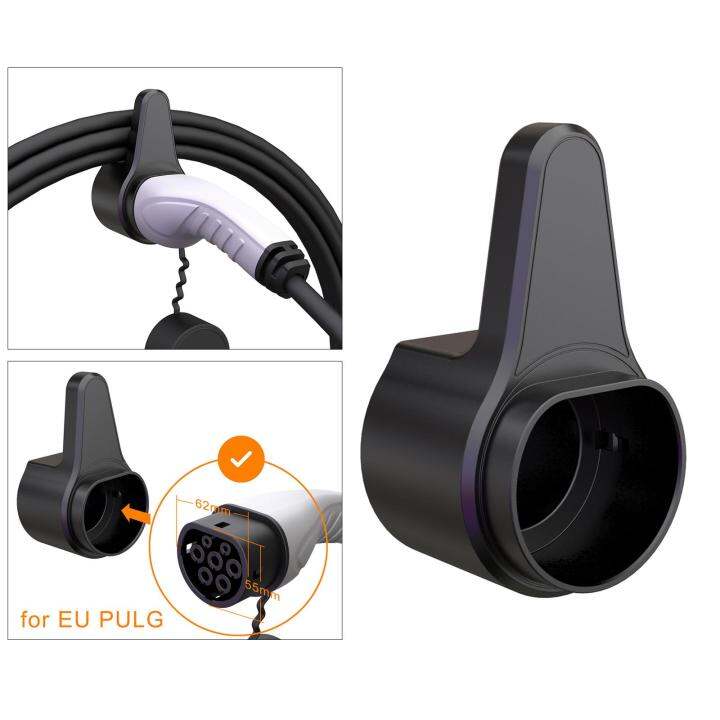 CCLight Type 2 EV Charger Plug Holder Wall Mount Bracket Socket For Electric Vehicle Lazada
