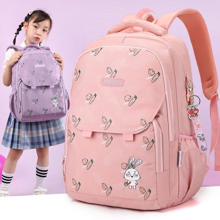กระเป๋านักเรียนประถมสำหรับเด็กกระเป๋าเป้สะพายหลังสำหรับเด็กหญิงและเด็กชายเกรด1-2-3ปีกระเป๋าลายการ์ตูน7-8-9ปี