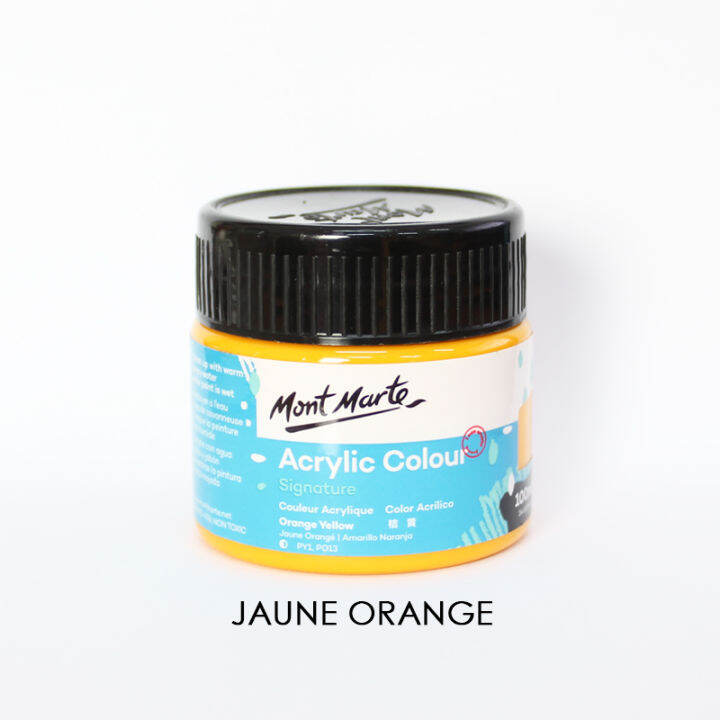 Mont Marte Studio Acrylic Paint Cat Arkilik Nontoxic Paint Waterproof