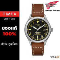 Limited Edition Timex Redwings TW2P84600 นาฬิกา Timex ผู้หญิง (38mm) ของแท้ สายหนัง รับประกันศูนย์ไทย 1 ปี 12/24HR