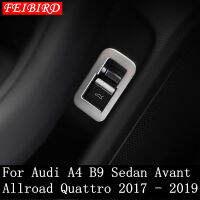 ด้านหลังหาง Trunk Tailgate ประตูปุ่มสวิทช์กรอบชุด Trim ABS สำหรับ Audi A4 B9ซีดาน Avant Allroad Quattro 2017 -2020