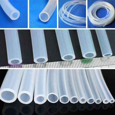 1M Silicone Rubber Tube Clear Silicone Rig Tube Food Safe High Temp Pipe Hose Line Coolant Transparent