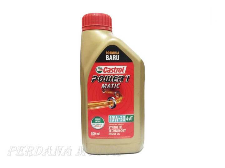 Oli Mesin Motor Castrol Power1 Matic 10w 30 Kemasan 0 8l Lazada Indonesia