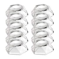 10Pcs Acrylic Sphere Display Stand Holder - Ball Display Base - for Softball Tennis Ball