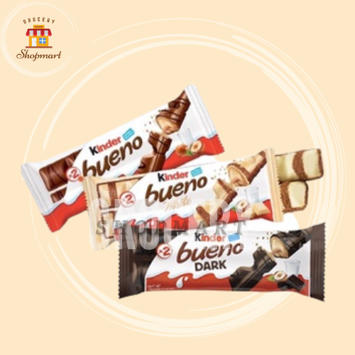 Kinder Bueno T2 Chocolate 43g/ White 39g | Lazada