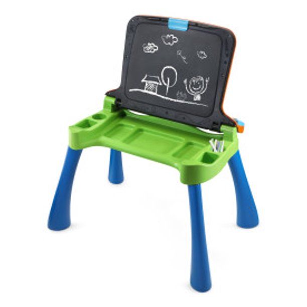 นำเข้า-รุ่นใหม่-2023-5in1-vtech-explore-amp-write-activity-desk-transforms-into-easel-amp-chalkboard-โต๊ะกิจกรรมเพื่อการเรียนรู้รอบด้าน-5in1