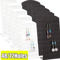 【LZ】❂﹊  Brinco Ear Studs Holder Jóias Display Rack Stand Rack Mini L Forma Stud Jóias Show 48 72 Buraco