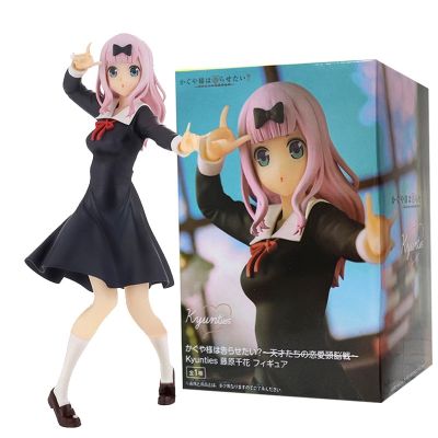 ✅Fujiwara Chika ภาพอนิเมะ Love Is War Shinomiya Kaguya Accition Figures Kawaii ตุ๊กตาผู้หญิงของสะสม PVC ของเล่นตุ๊กตาโมเดล