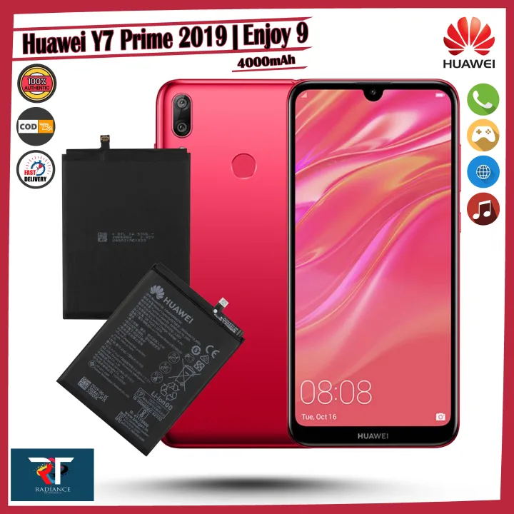 Huawei Y7 Prime 2019 Enjoy 9 Battery DUB-LX3 4000mAh| Model: HB406689ECW  Manufacture (Original Genuine) | Lazada PH